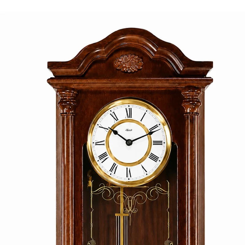 Hermle Wanduhr 68x29x11 cm Holz • Westminster Melodie • Automatische Nachtabschaltung