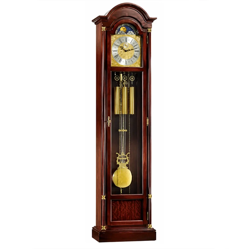Hermle Standuhr 195x49x25 cm Holz • Westminster Melodie • Mechanisches 8-Tage-Uhrwerk