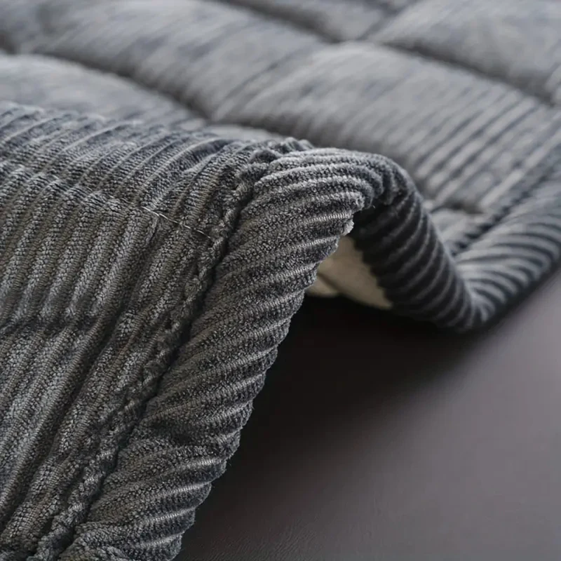 Gestoffeerde Bankhoes met Gequilte Textuur Antislip Meubelbescherming voor Moderne Woonkamer Interieur | Sansoti