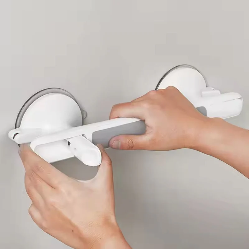 Veiligheidsbeugel voor Douche met Zuignappen – Anti-Slip Steunhandgreep Badkamer Haltergrip Senioren Veiligheid Montagevrij | Sansoti