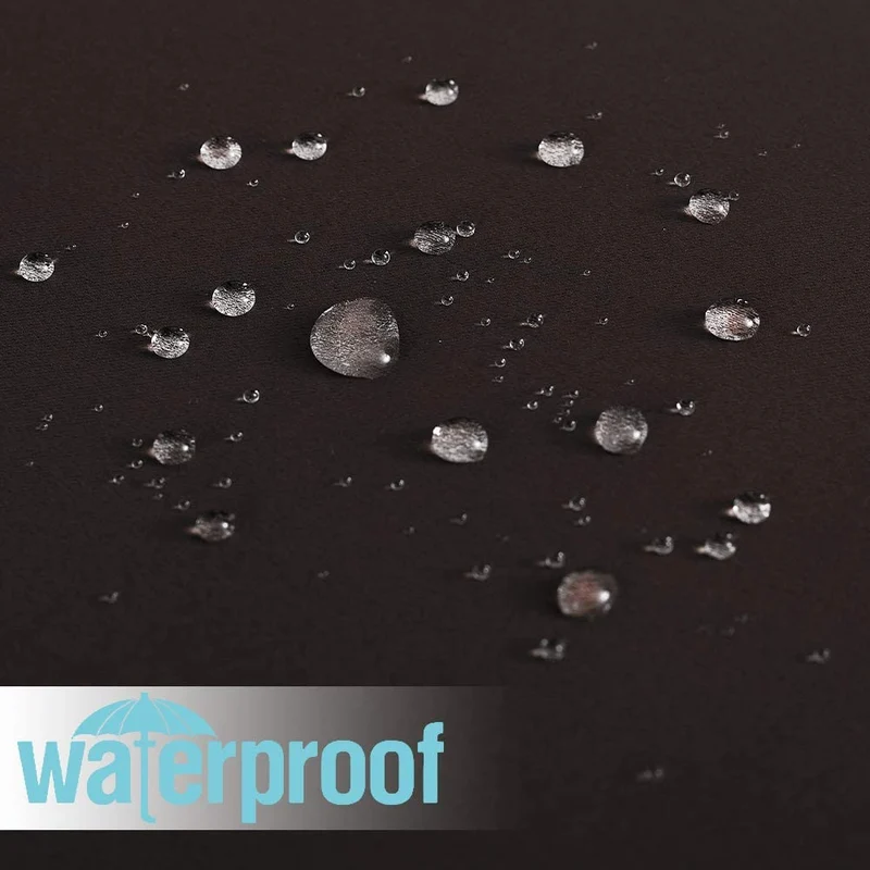 Waterdicht Terrasgordijn met Oogjes – 2 Panelen Outdoor Privacy UV-Bescherming Winddicht | Sansoti