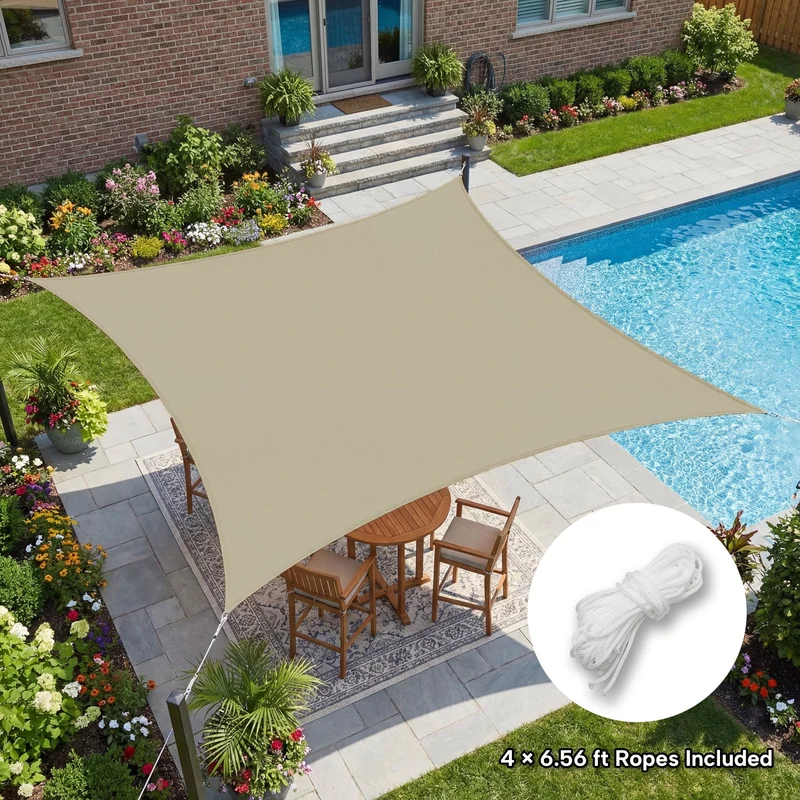 Waterdicht Schaduwzeil – UV-werend Canvas voor Terras, Balkon & Tuin | Sansoti