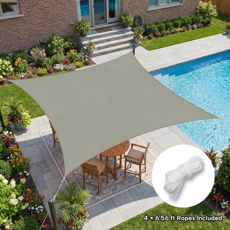 Waterdicht Schaduwzeil – UV-werend Canvas voor Terras, Balkon & Tuin | Sansoti