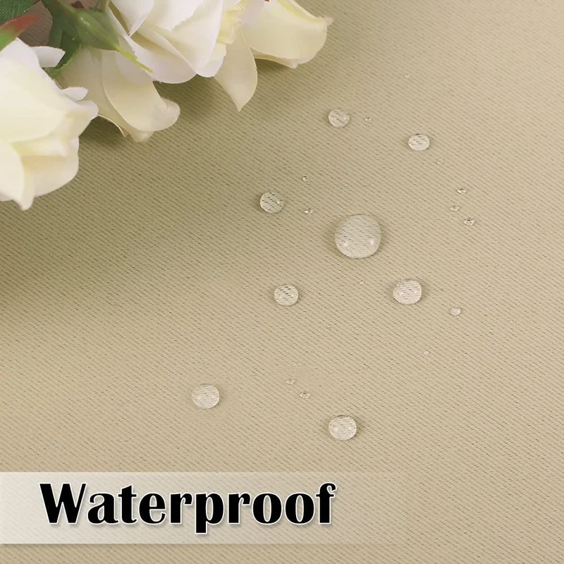 Waterdicht Outdoor Gordijn met Oogjes 1 Paneel – UV-Bescherming Terrasscherm Winddicht & Regenbestendig | Sansoti