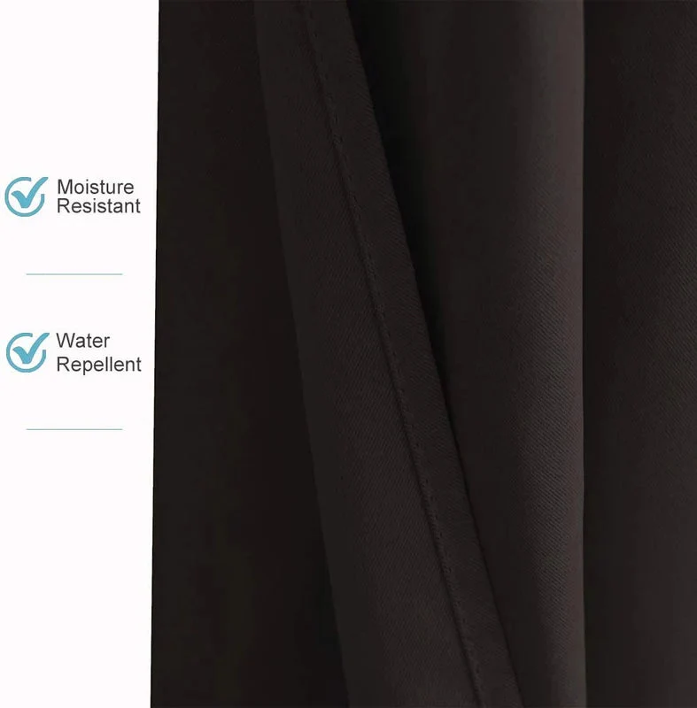 Waterdicht Outdoor Gordijn met Oogjes 1 Paneel – UV-Bescherming Terrasscherm Winddicht & Regenbestendig | Sansoti
