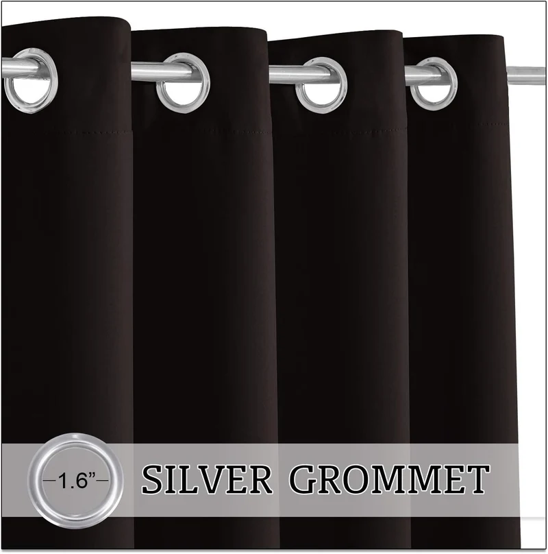 Waterdicht Outdoor Gordijn met Oogjes 1 Paneel – UV-Bescherming Terrasscherm Winddicht & Regenbestendig | Sansoti