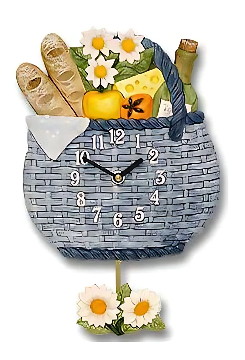 Terrastudio Wanduhr 32x23 cm Keramik • Handbemalt • Made in Germany