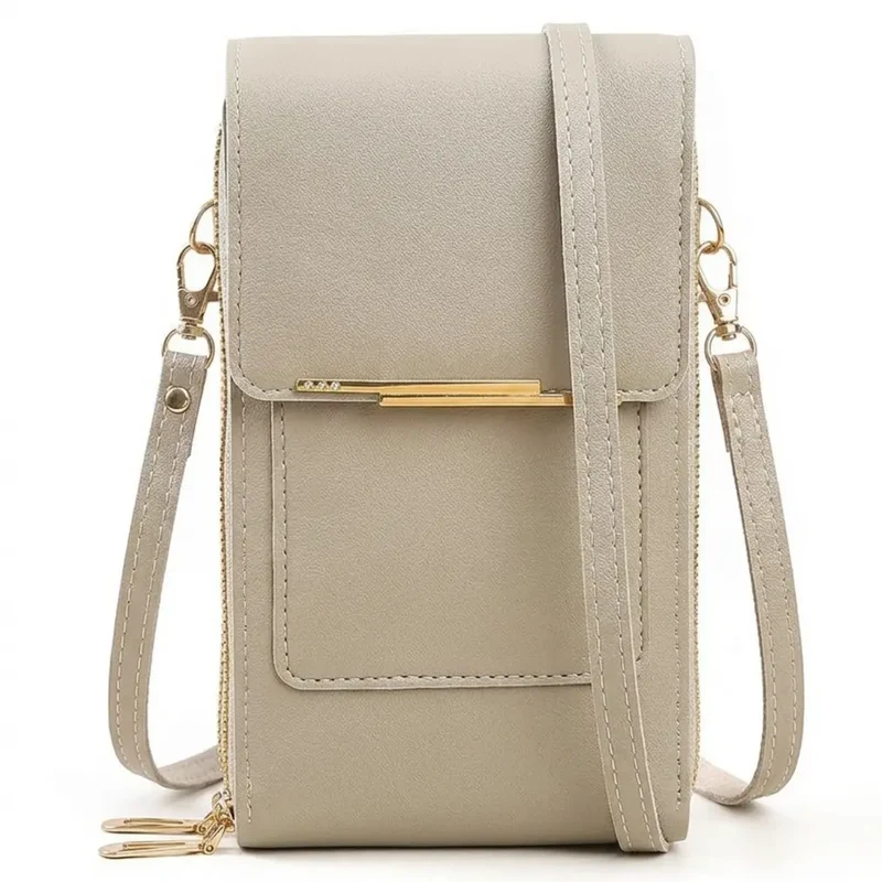 Crossbody Telefoontas met RFID-beveiliging | Waterdichte touchscreen-portemonnee | Verstelbare schoudertas voor smartphones tot 6,7 inch | Sansoti
