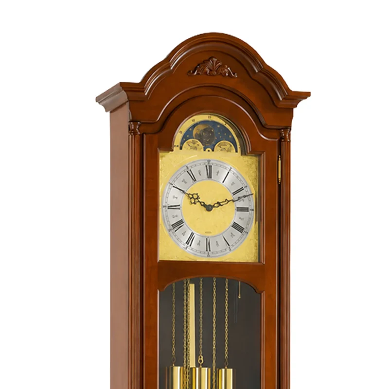 Hermle Standuhr 196x48,5x25 cm Holz • Westminster Glockenspiel • Mondphasenanzeige
