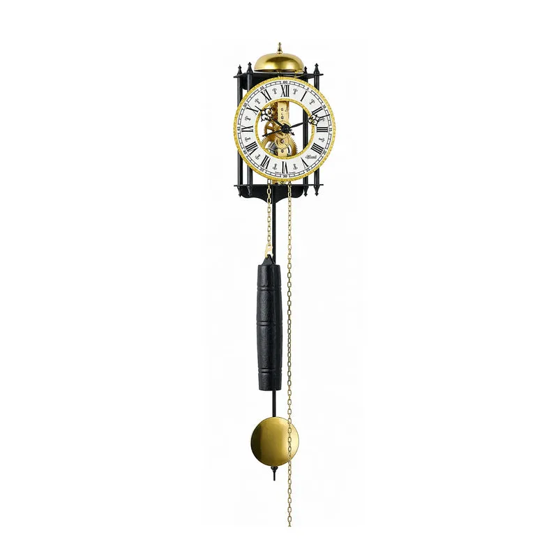 Hermle Wanduhr 62x15x10 cm Metall • Gongschlag • 8 Tage Laufwerk