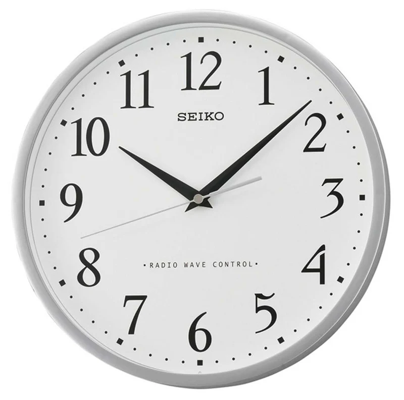 Seiko Wanduhr 30 cm Ø Kunststoff • Funkgesteuert • Zeitloses Design