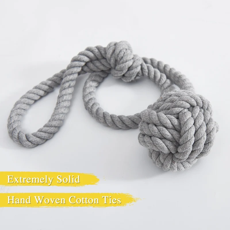Macramé Gordijnhouders met Houten Stok – Handgeweven Katoenen Tie Backs voor Natuurlijke Boho Stijl | Sansoti