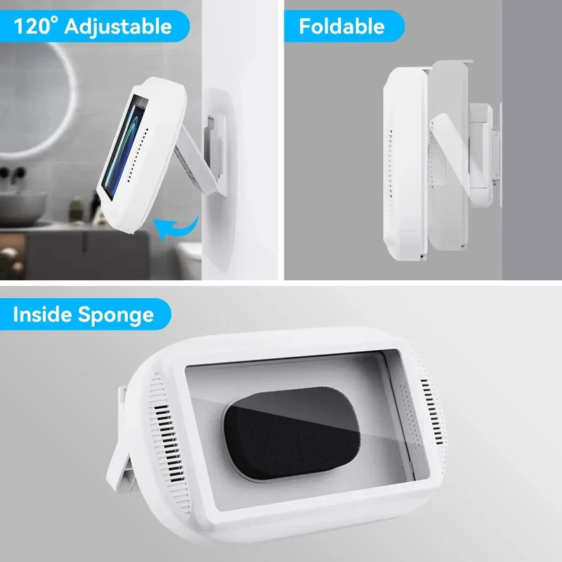 Waterdichte Telefoonhouder voor Douche met Verstelbare Rotatie en Wandmontage | Sansoti