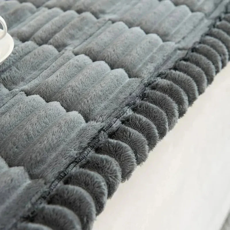 Elastische Jacquard Bankhoes met Ruches – Stretchfabric voor 3-Zits Bank en Fauteuil | Sansoti