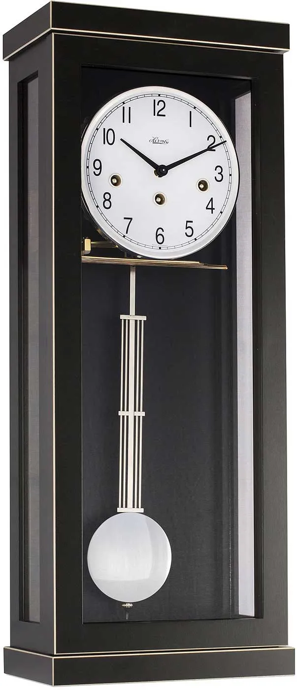 Hermle Wanduhr 57x22,5x13 cm Holz • Westminster Schlagwerk • Automatische Nachtabschaltung
