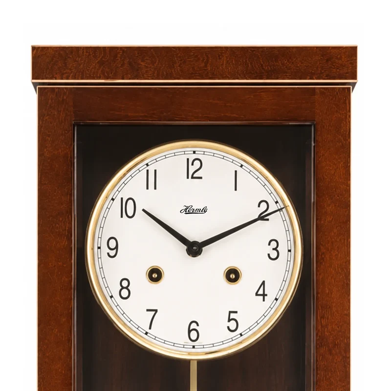 Hermle Wanduhr 57x22,5x13 cm Holz • 14-Tage-Uhrwerk • Massivholzgehäuse