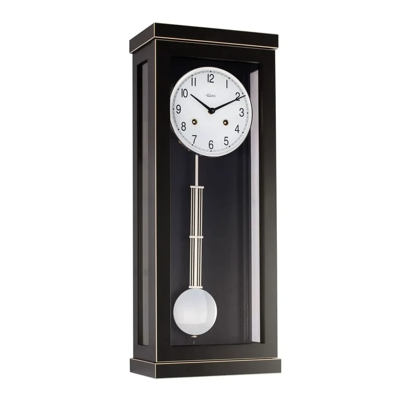 Hermle Wanduhr 57x22,5x13 cm Holz • 14-Tage-Werk • Halbstundenschlag
