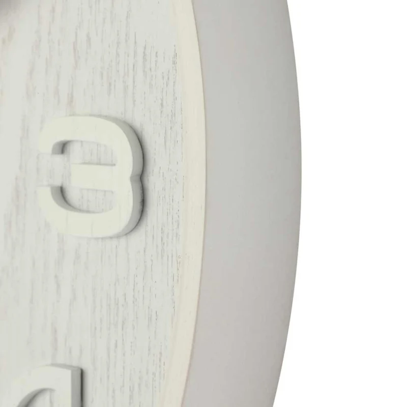 Nextime Wanduhr 35 cm Ø Holz • Modernes Design • Nachhaltiges Holz