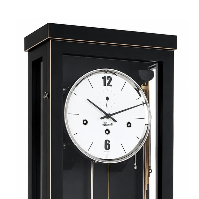 Hermle Wanduhr 86x27x13,5 cm Holz • Westminster Gong • Automatische Nachtabschaltung