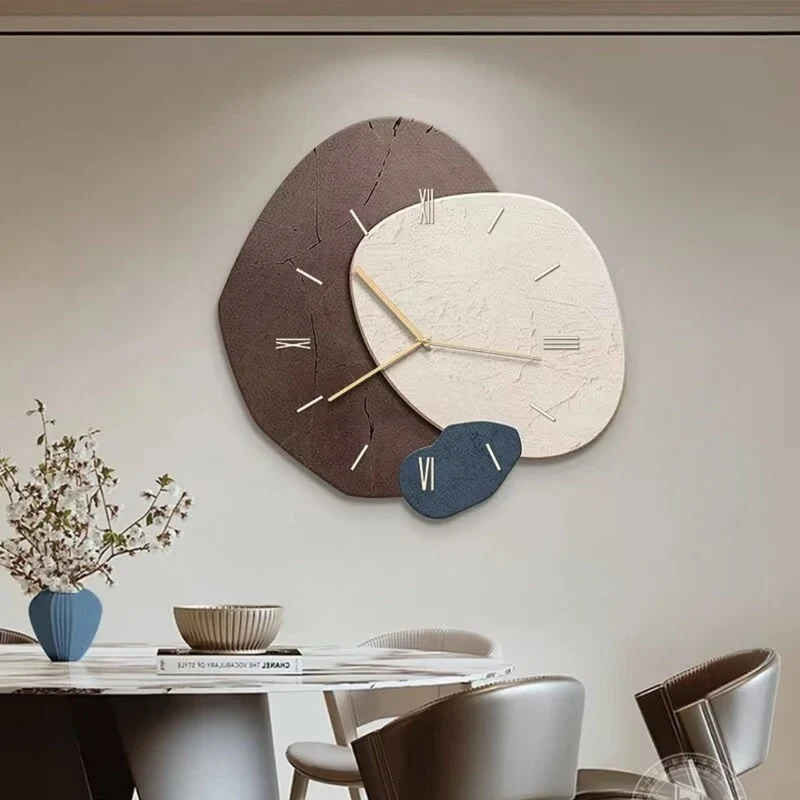 Houten Wandklok met LED-Verlichting – Warm Design voor Woonkamer en Slaapkamer | Sansoti