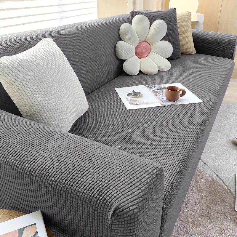 Rekbare Bankhoes met Perfecte Pasvorm | Elastische Meubelbescherming in Meerdere Kleuren en Maten | Sansoti