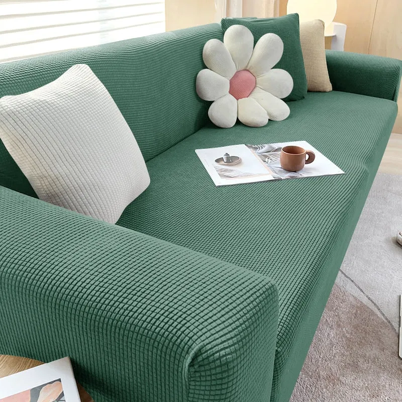 Rekbare Bankhoes met Perfecte Pasvorm | Elastische Meubelbescherming in Meerdere Kleuren en Maten | Sansoti