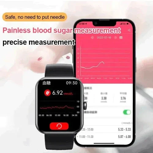 Slimme Multifunctionele Sporthorloge met Hartslagmeter en Slaaptracking - Zwart/Roze - Waterdicht Fitness Horloge voor Actieve Levensstijl | Sansoti