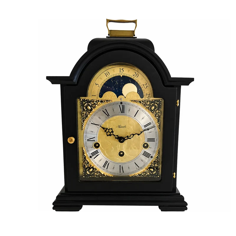 Hermle Tischuhr 30x21x14 cm Holz • Westminster Melodie • Mondphasenanzeige