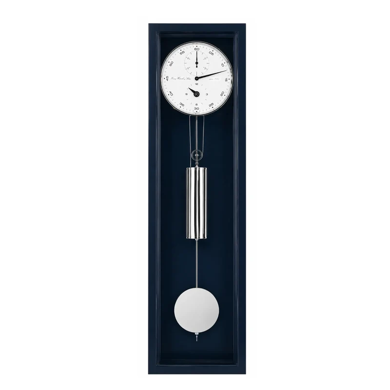 Hermle Wanduhr 86x23x13 cm Holz • 31 Tage Gangreserve • Sichtbares Uhrwerk