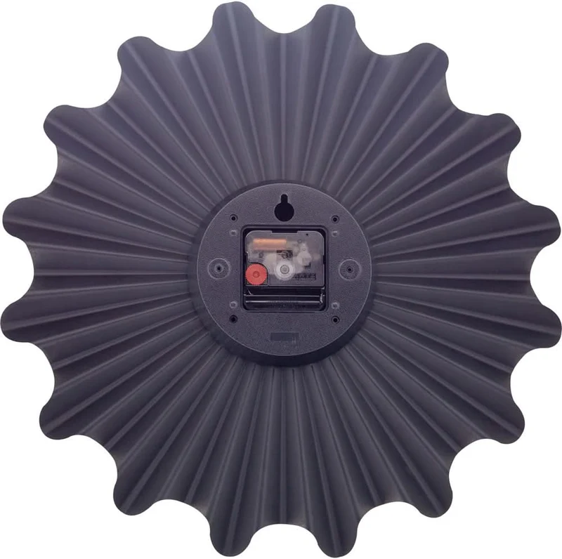 Nextime Wanduhr 40 cm Ø Metall • Geräuschloses Quarzwerk • Modernes Design