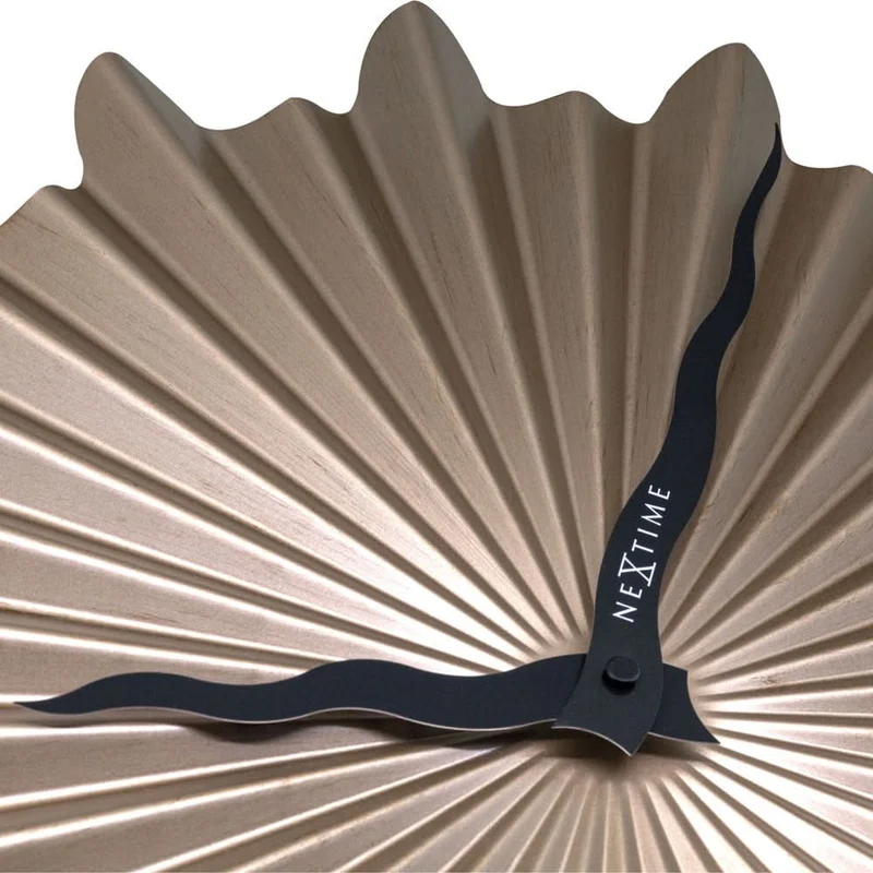 Nextime Wanduhr 40 cm Ø Metall • Geräuschloses Quarzwerk • Modernes Design