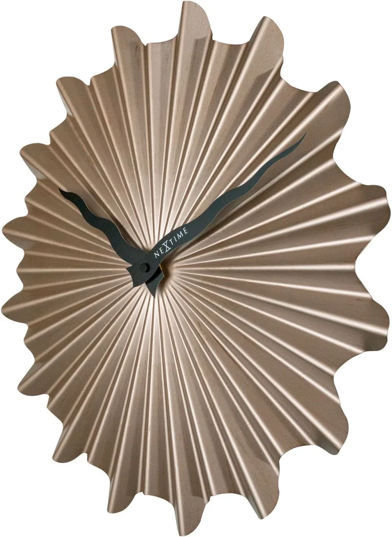 Nextime Wanduhr 40 cm Ø Metall • Geräuschloses Quarzwerk • Modernes Design