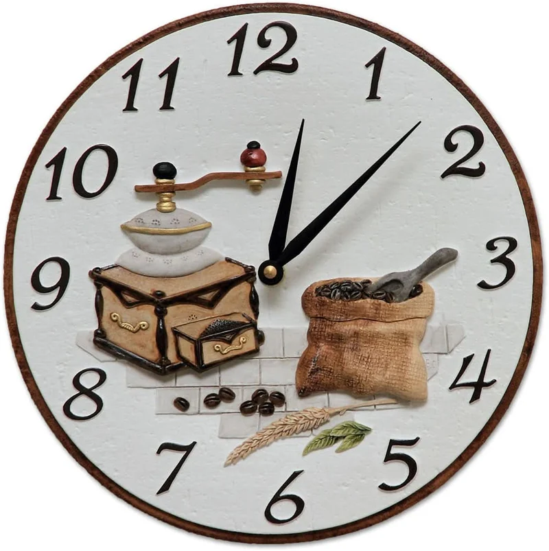Terrastudio Wanduhr Keramik • Präzises Quarzwerk • Handgefertigt