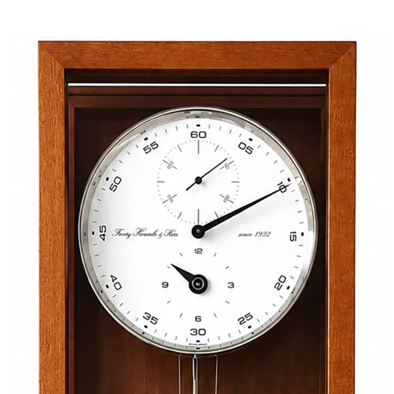 Hermle Wanduhr 86x23x13 cm Holz • Modernes Design • Präzisionsuhrwerk