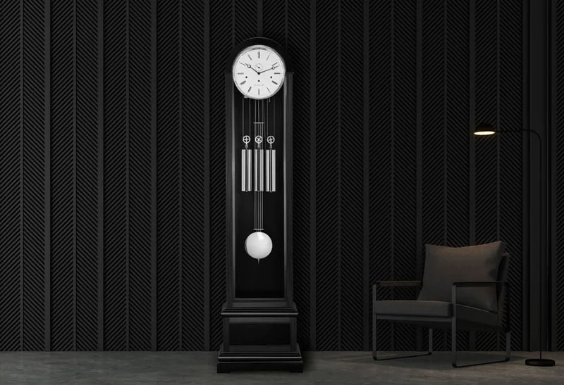 Hermle Standuhr 193x52x32 cm Holz • Edles Design • Präzises Westminster-Uhrwerk