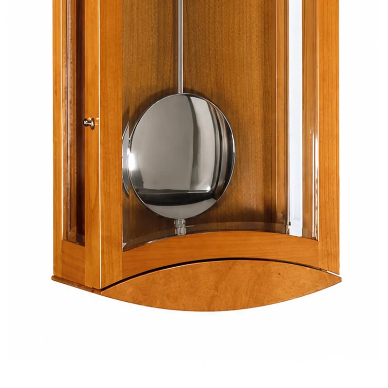 Hermle Wanduhr 70,5x22x11,5 cm Holz • Mechanisches Uhrwerk • Vollkalender & Mondphase