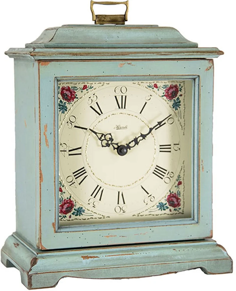 Hermle Tischuhr 33x25x15 cm Holz • Vintage Design • Westminster Melodie