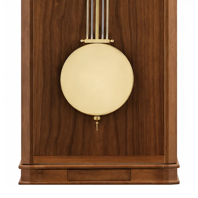 Hermle Wanduhr 87,5x25x13,5 cm Holz • Westminster Gong • Mechanisches Uhrwerk
