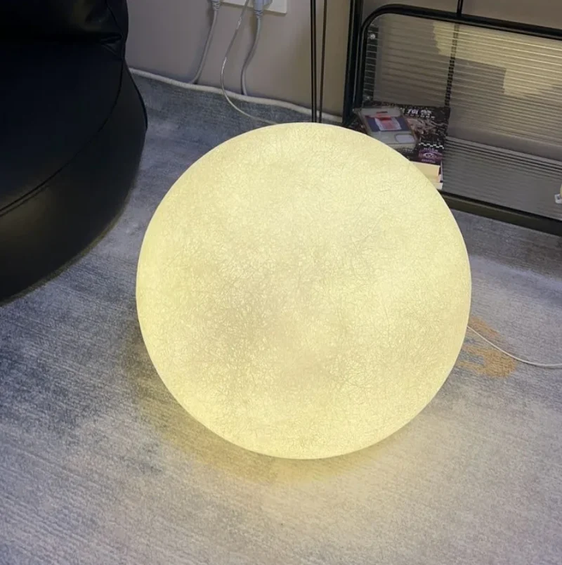 Maanlamp Vloerlamp Dimbaar LED Sfeerverlichting voor Woonkamer Slaapkamer Scandinavisch Design | Sansoti
