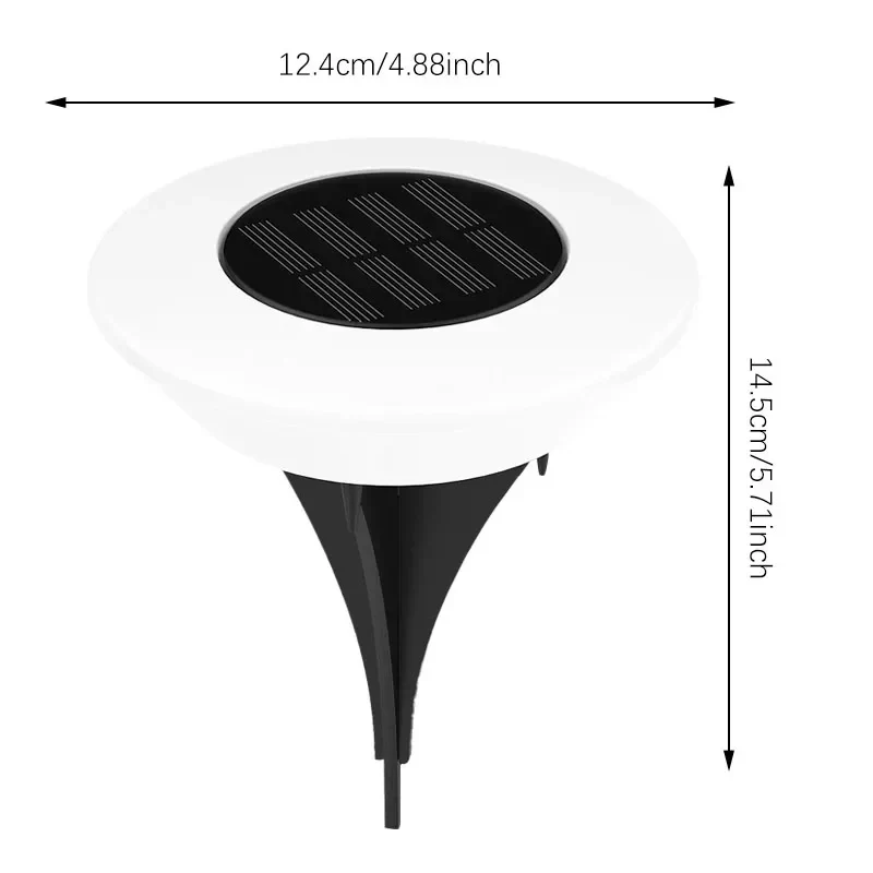 Zonne-energie Tuinverlichting Set van 4 Stuks met Schemersensor Weerbestendig IP65 voor Paden en Opritten | Sansoti