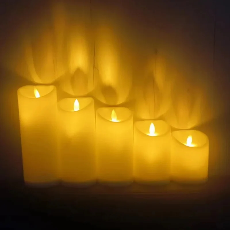 LED Kaarsen zonder Vlam | Veilig Sfeerlicht met Druppeleffect | Batterij LED Kaarsen | Warme Sfeerverlichting | Decoratieve Kaarsen | Vlamloze Kaarsen | Veilige Sfeerverlichting | Realistische Kandelaar | Woonkamer Sfeerlicht | Sansoti