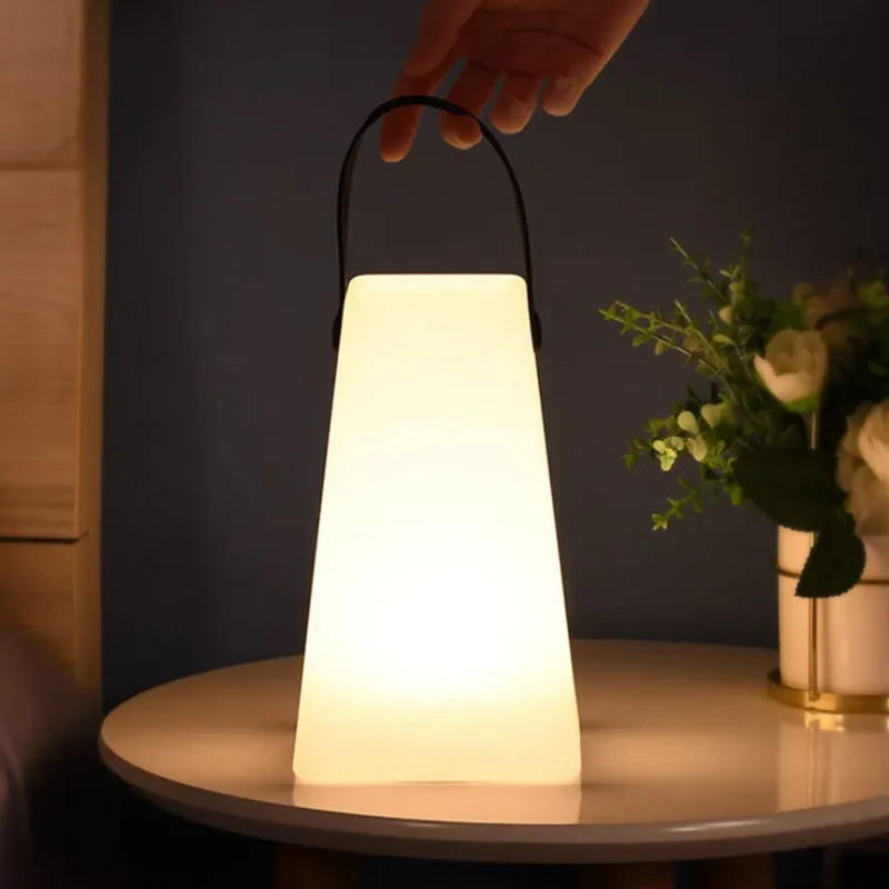 Draadloze Outdoor Lamp Oplaadbaar met Afstandsbediening | 8 Kleuren Dimbaar voor Tuin en Terras | Sansoti