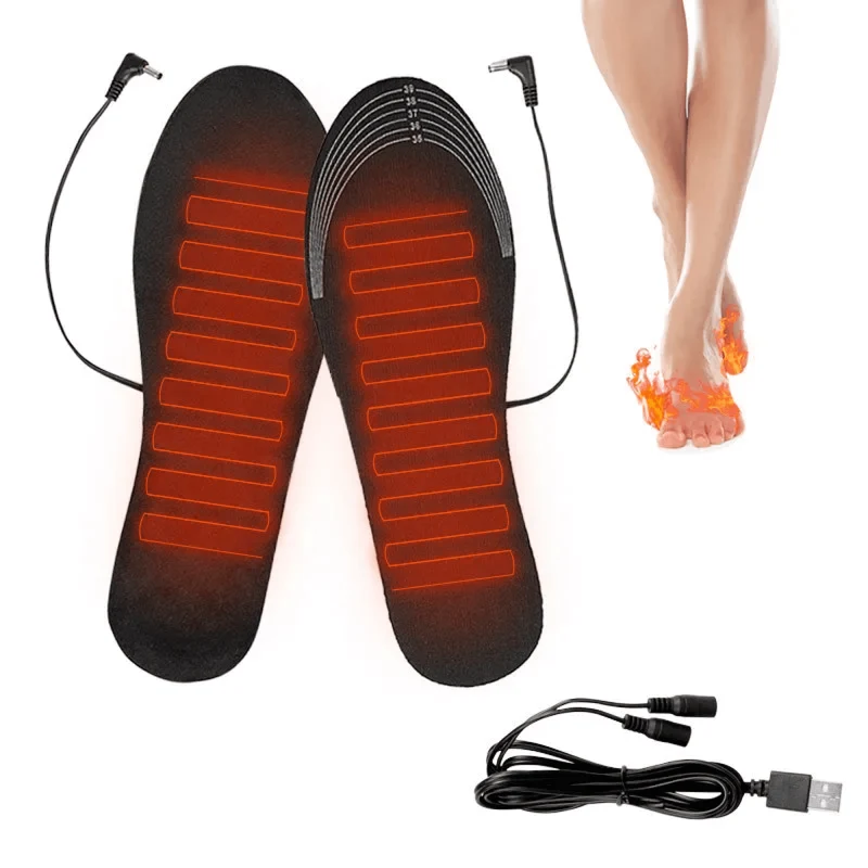 Verwarmbare Inlegzolen USB Oplaadbaar voor Werkschoenen en Laarzen | Sansoti