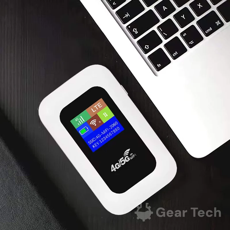 Draagbare 5G WiFi Router – Veilige Mobiele Internetverbinding voor Camper, Caravan en Reizen | 10 Apparaten | 150 Mbps | Sansoti