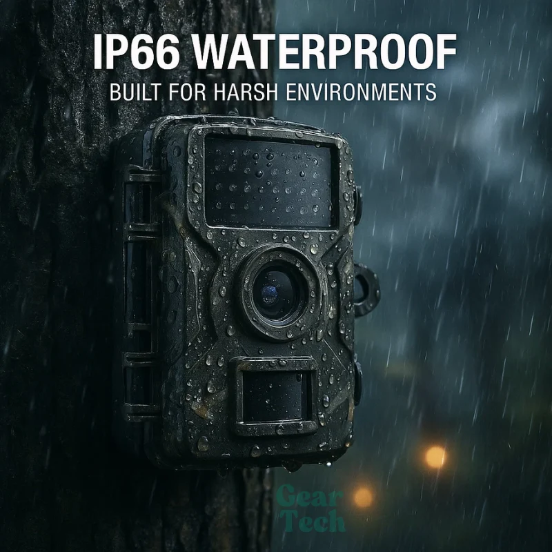 Wildlife Bewegingscamera met Nachtzicht 16MP 1080p voor Tuin Natuurfotografie Waterdicht IP66 | Sansoti