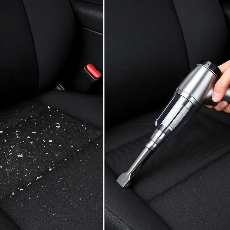 Draadloze Handstofzuiger voor Auto 95.000PA – Krachtige Compacte Autostofzuiger met USB-C Opladen | Sansoti