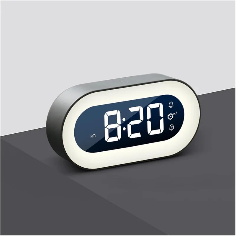 Digitale Wekker met Lichtsimulatie en Natuurgeluiden Oplaadbaar Dawn Alarm | Sansoti