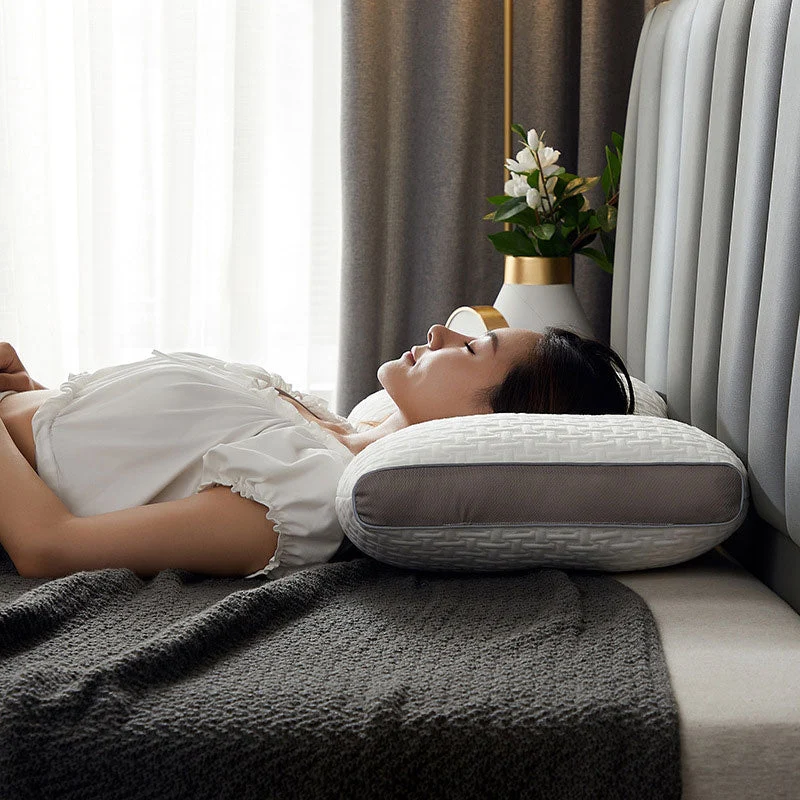 Ergonomisch Contour Nekkussen 74x45x15cm - Geheugenfoam voor Optimale Nekondersteuning - Perfect voor Zij- en Rugslaper | Sansoti