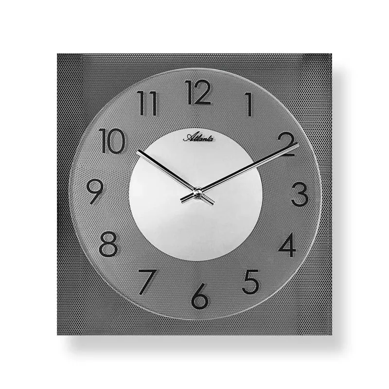 Atlanta Wanduhr 30x30 cm Metall • Modern • Quarz