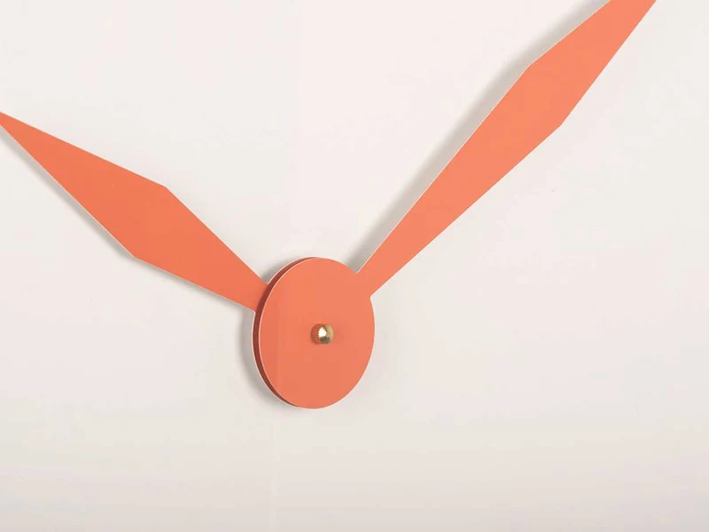 Karlsson Wanduhr 50 cm Ø Eisen • Minimalistisches Design • Präzises Quarzwerk